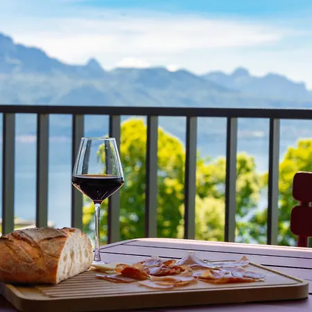 Appartamento Les Terrasses De Lavaux-2 De Luxe Avec Vue Panoramique Et Piscine