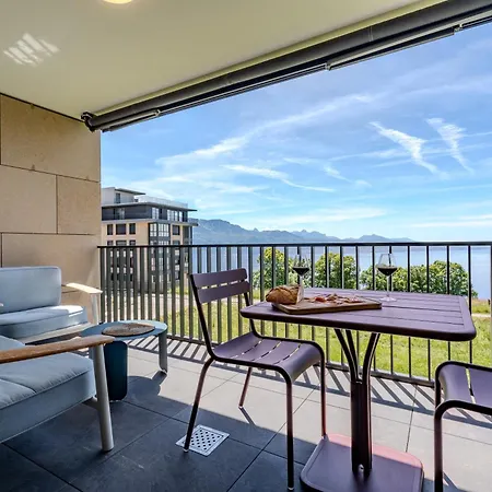 Appartamento Les Terrasses De Lavaux-2 De Luxe Avec Vue Panoramique Et Piscine