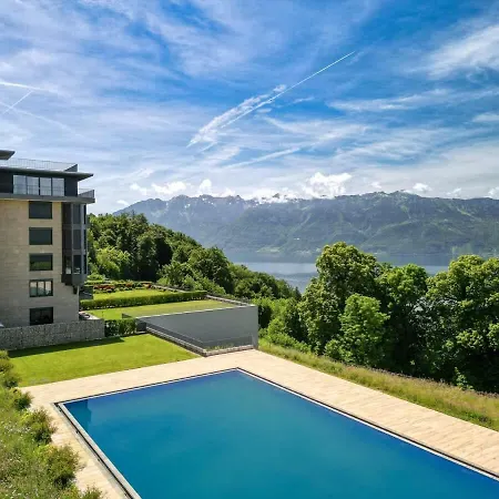 Apartment Les Terrasses De Lavaux-2 De Luxe Avec Vue Panoramique Et Piscine