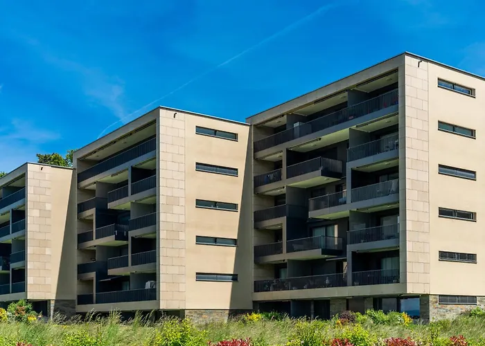 Appartement Les Terrasses De Lavaux-2 De Luxe Avec Vue Panoramique Et Piscine