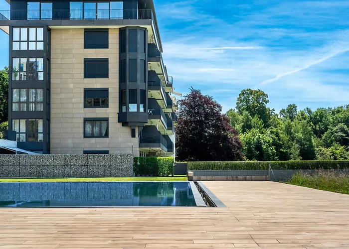 Appartement Les Terrasses De Lavaux-2 De Luxe Avec Vue Panoramique Et Piscine
