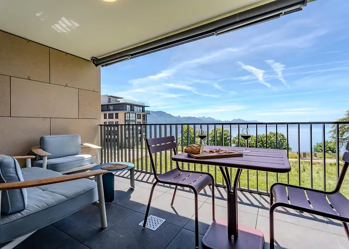 アパート Les Terrasses De Lavaux-2 De Luxe Avec Vue Panoramique Et Piscine