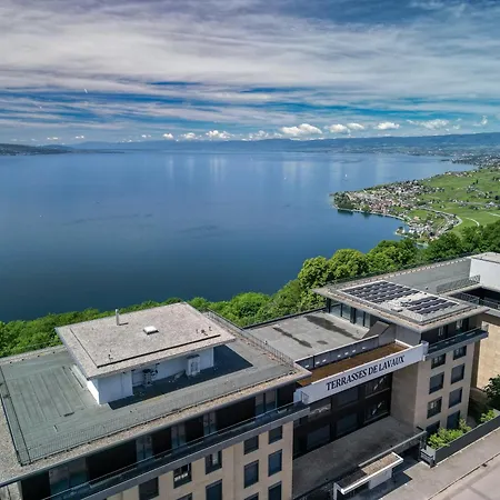 شقة Les Terrasses De Lavaux-2 De Luxe Avec Vue Panoramique Et Piscine